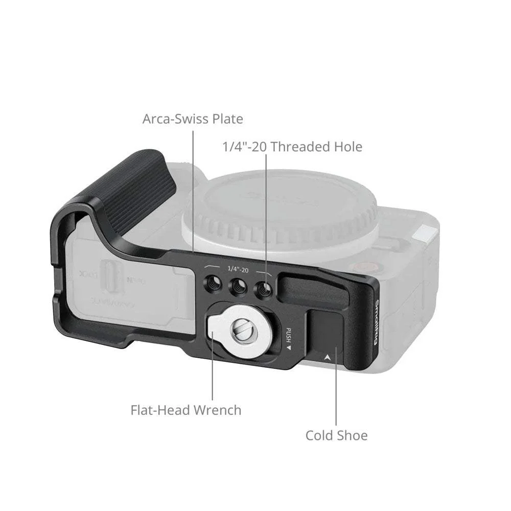SmallRig L-Shaped Mount Plate with Handle for Canon EOS R50 V - Image 2