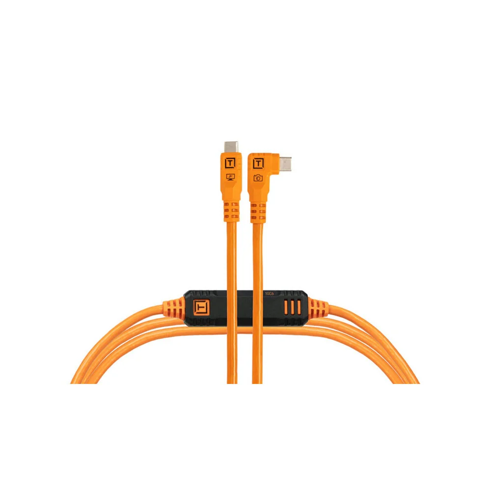 Tether Tools TetherPro Optima 10G 31' Straight to Right-Angle USB-C Cable - Image 2